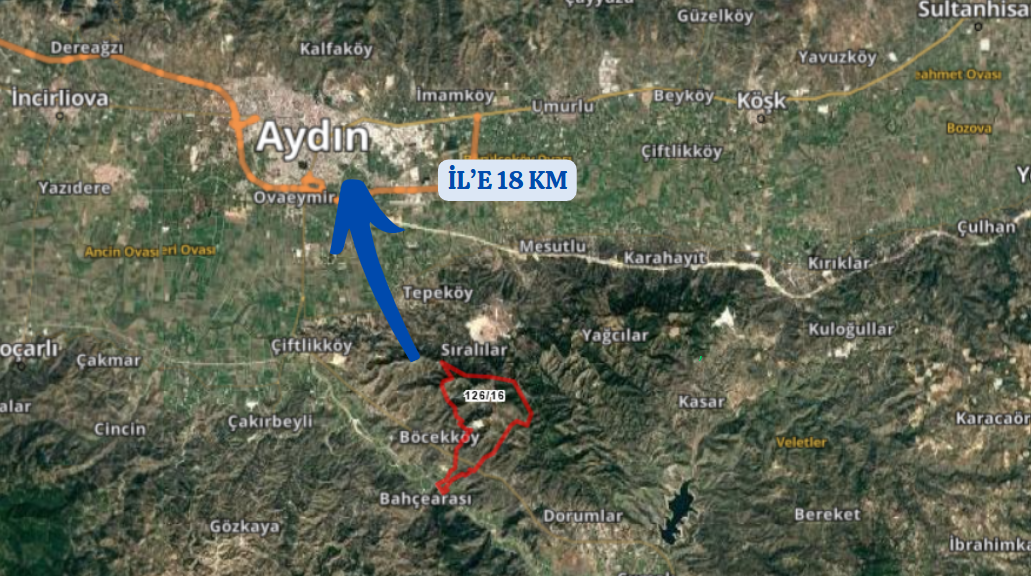AYDIN EFELER BADEMLİ KÖYÜNDE 500 M² ARSA SATILIKTIR. - AYDIN EFELER fotoğraf 8